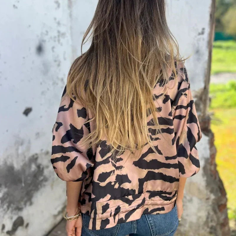 MARÍA™ | ZIP-UP BOMBER JACKET